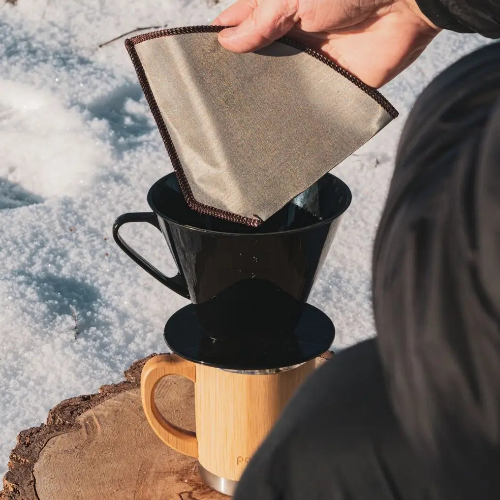 Filtro de café reutilizável em aço inoxidável - Lenaeco